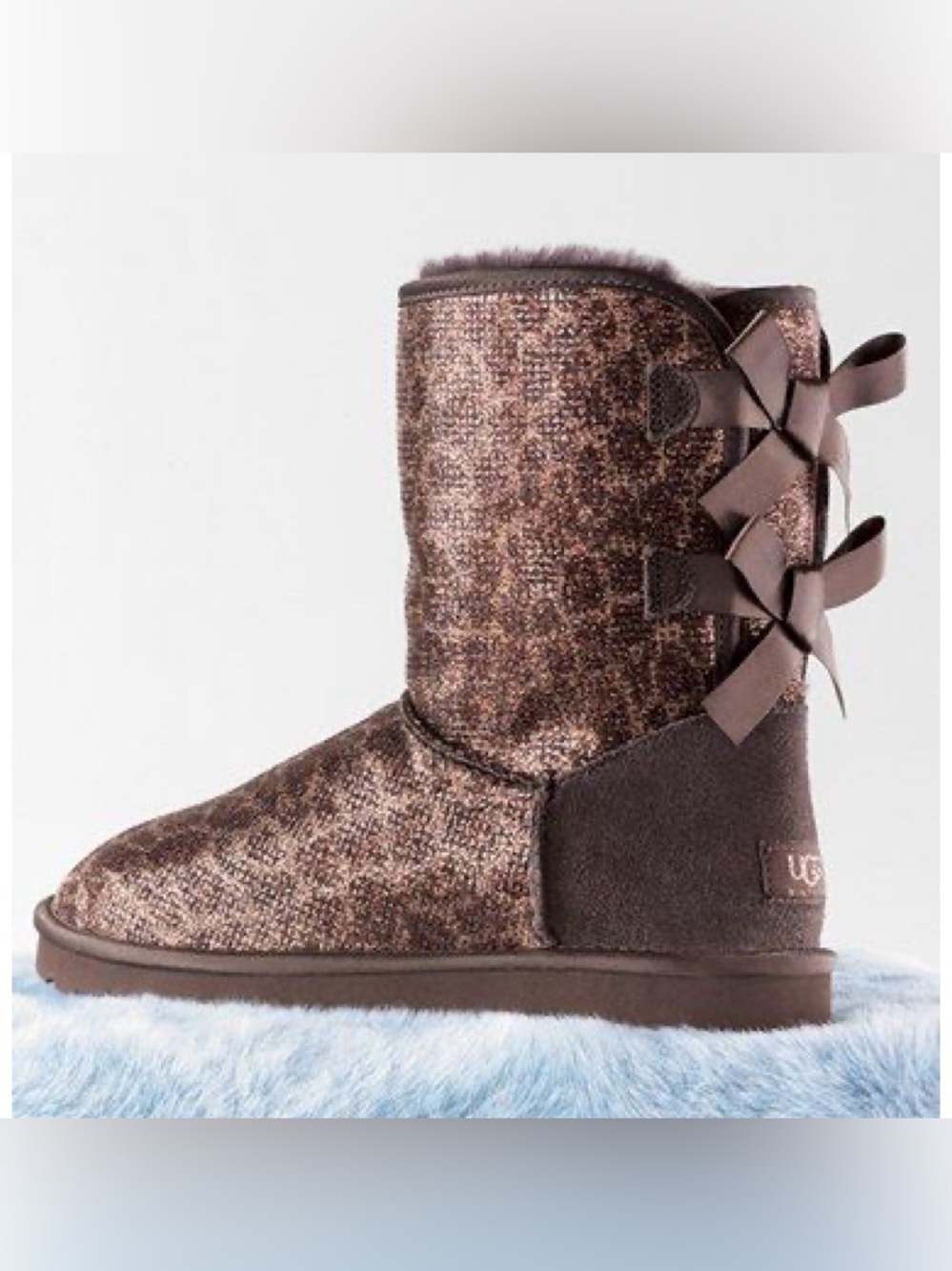 UGG® Australia 'Bailey
Bow Glitter' Boots size W7